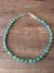 Navajo Indian Hand Strung Turquoise Stone Necklace by D. Jake