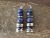 Navajo Indian Sterling Silver Lapis Dangle Earrings by T&R Singer