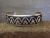 Navajo Indian Sterling Silver Cuff Bracelet Signed Singer