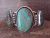 Navajo Nickel Silver 3 Stone Turquoise Bracelet by Bobby Cleveland