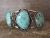 Navajo Nickel Silver 3 Stone Turquoise Bracelet by Bobby Cleveland