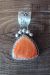 Native American Jewelry Sterling Silver Spiny Oyster Pendant - Selena Warner