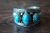 Native American Jewelry Sterling Silver Turquoise 3 Stone Ring! Size 10 - Begaye