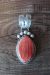 Native American Jewelry Sterling Silver Spiny Oyster Pendant - Selena Warner