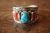 Native American Jewelry Sterling Silver Turquoise Coral Ring! Size 10 1/2 - Begaye