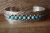 Navajo Indian Jewelry Sterling Silver Turquoise 9 Stone Cuff Bracelet - CJ