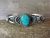 Small Navajo Indian Jewelry  Turquoise Bracelet by Kevin Billah