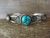 Small Navajo Indian Jewelry  Turquoise Bracelet by Kevin Billah