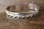 Navajo Indian Jewelry Sterling Silver Bracelet by T & R Singer