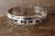 Navajo Indian Jewelry Sterling Silver Bracelet by T & R Singer