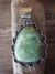 Native American Jewelry Nickel Silver Turquoise Pendant by Jackie Cleveland!