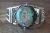 Native American Jewelry Nickel Silver Turquoise Bracelet by Bobby Cleveland