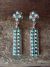 Native American Sterling Silver Turquoise Post Earrings! Zuni Indian