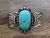 Navajo Indian Nickel Silver & Turquoise Bracelet by Cleveland