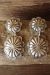 Native American Sterling Silver Concho Post Earrings Tim Yazzie