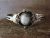 Navajo Indian Nickel Silver Howlite Bracelet by Phoebe Tolta