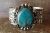 Navajo Indian Nickel Silver Turquoise Bracelet by Jackie Cleveland!