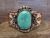 Navajo Indian Copper & Turquoise Cuff Bracelet by Cleveland