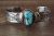 Navajo Indian Nickel Silver Turquoise Bracelet by Jackie Cleveland!