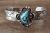 Navajo Indian Nickel Silver Turquoise Bracelet by Jackie Cleveland!