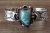 Navajo Indian Nickel Silver Turquoise Bracelet by Jackie Cleveland!