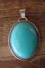 Navajo Indian Jewelry Sterling Silver Turquoise Pendant!  Begaye