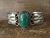 Navajo Indian Nickel Silver Turquoise Bracelet by Jackie Cleveland