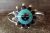 Zuni Indian Jewelry Sterling Silver Turquoise Jet Coral Inlay Sunface Bracelet - Lonjose 