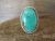 Navajo Indian Sterling Silver Turquoise Ring Size 12.5 by Saunders