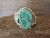 Navajo Indian Sterling Silver Turquoise Ring Size 12.5 Signed Darrell Morgan