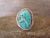 Navajo Indian Sterling Silver Turquoise Ring by Platero - Size 9.5