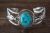 Navajo Indian Turquoise Sterling Silver Cuff Bracelet - Platero