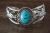 Navajo Indian Turquoise Sterling Silver Cuff Bracelet - Platero