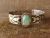 Navajo Indian Nickel Silver Turquoise Bracelet by Jackie Cleveland