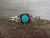 Navajo Indian Nickel Silver Turquoise Bracelet by Bobby Cleveland