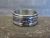 Navajo Indian Sterling Silver Storyteller Ring Band Signed Becenti - Size 10