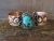 Navajo Indian Copper & Turquoise Bracelet by Jackie Cleveland