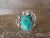 Navajo Indian Sterling Silver Turquoise Ring by Begay - Size 7