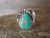 Navajo Indian Sterling Silver Turquoise Ring by Begay - Size 7