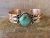 Navajo Indian Copper & Turquoise Bracelet by Jackie Cleveland