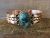 Navajo Indian Copper & Turquoise Bracelet by Jackie Cleveland