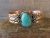 Navajo Indian Copper & Turquoise Bracelet by Jackie Cleveland