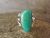 Navajo Indian Sterling Silver Turquoise Ring by Barney - Size 9