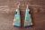 Santo Domingo Multi-Stone Inlay Dangle Earrings by Torevia Crespin