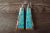 Santo Domingo Multi-Stone Inlay Dangle Earrings by Torevia Crespin