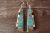 Santo Domingo Multi-Stone Inlay Dangle Earrings by Torevia Crespin