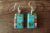 Santo Domingo Multi-Stone Inlay Dangle Earrings by Mary Tafoya