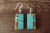 Santo Domingo Multi-Stone Inlay Dangle Earrings by Mary Tafoya