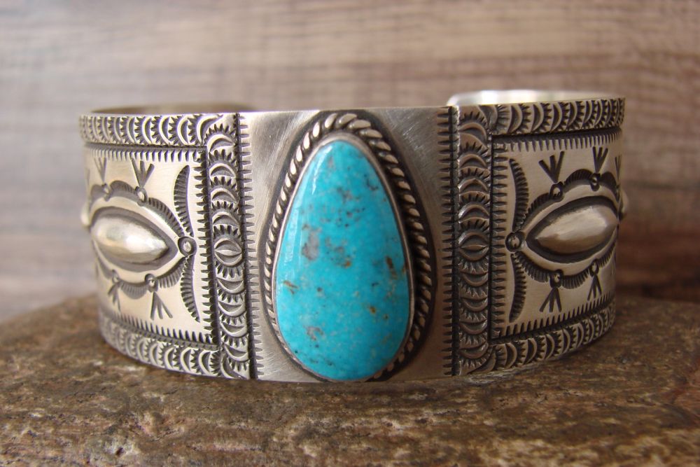 Navajo Indian Jewelry Sterling Silver Turquoise Traditional