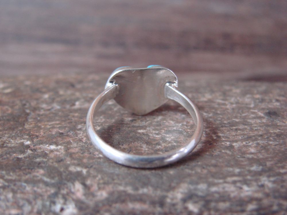 Statement Heart Ring Silver / 5